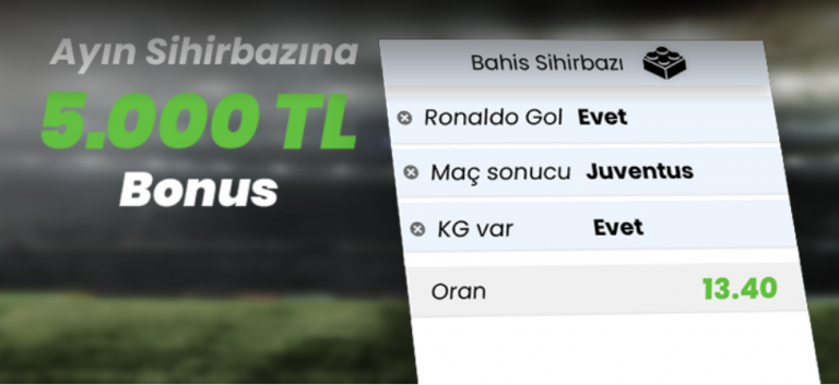 Bets10 Bahis Sihirbazı ve 5000 TL Bonus