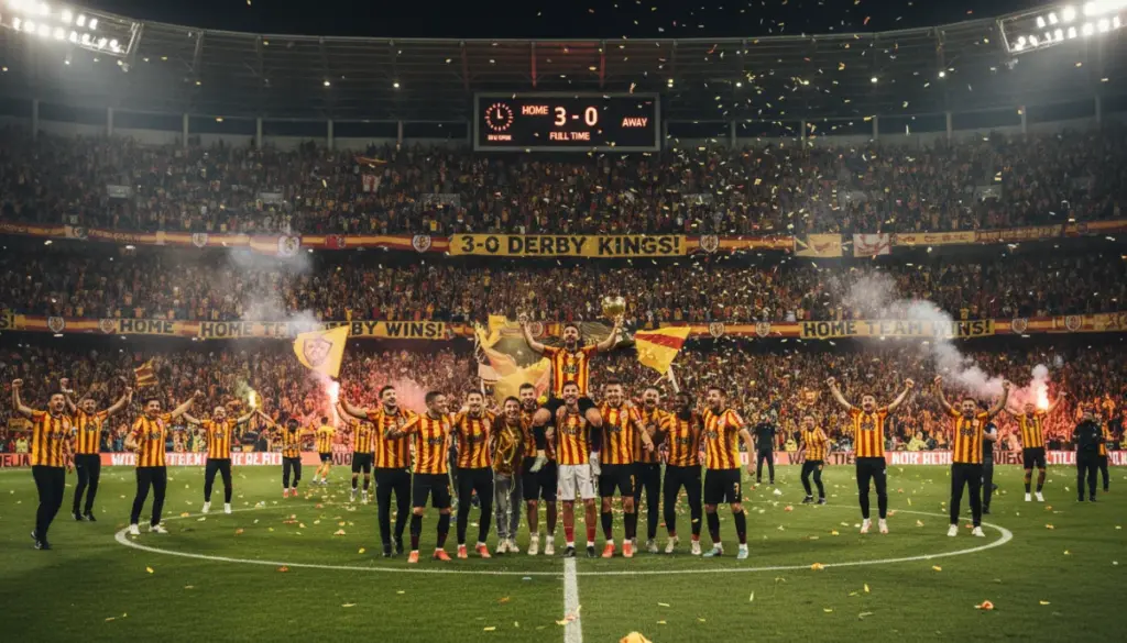 Galatasaray, Fenerbahçe’yi 3-0 İle Geçerek Şampiyonluk İçin Güçlü Bir Adım Attı