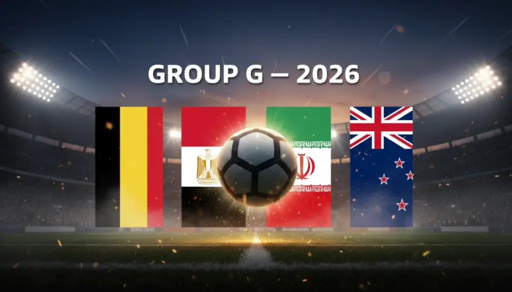 2026 Dünya Kupası G Grubu: Belçika, Mısır, İran ve Yeni Zelanda’nın Karşılaşması