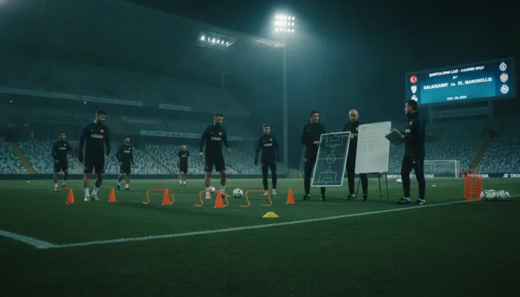 Galatasaray’ın Lille Sınavı Öncesi Taktik Provası